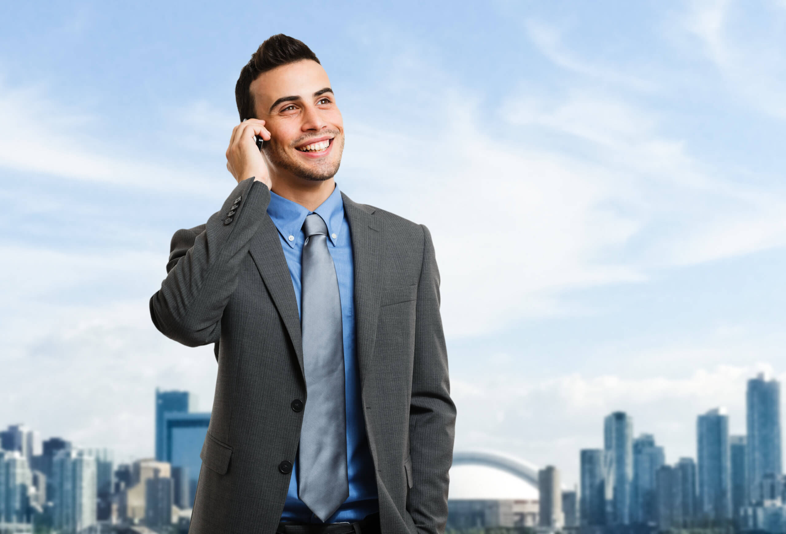 Success Businessman on Phone