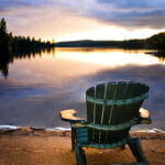 First World Problem - Beach Chair at Sunset