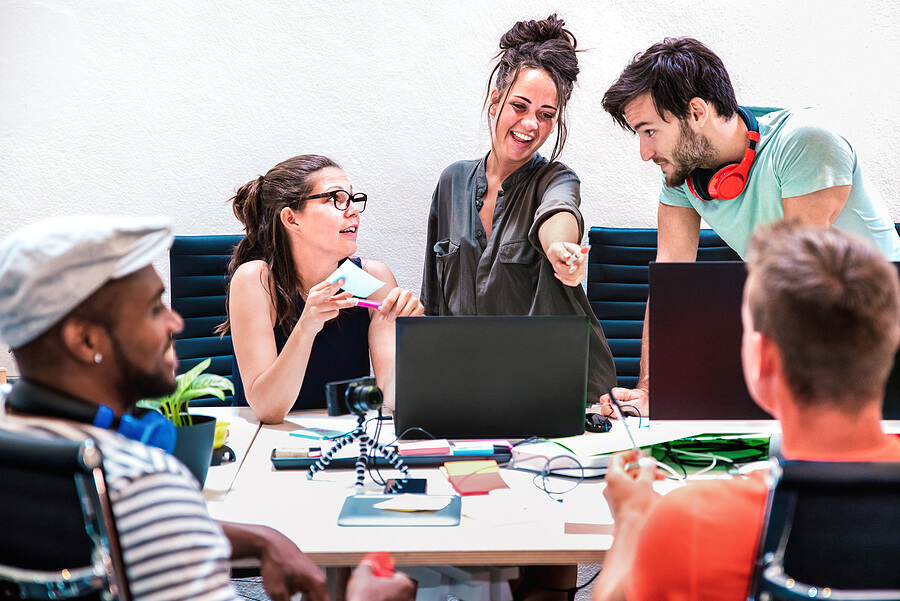 Millenial coworkers working harder than your generations