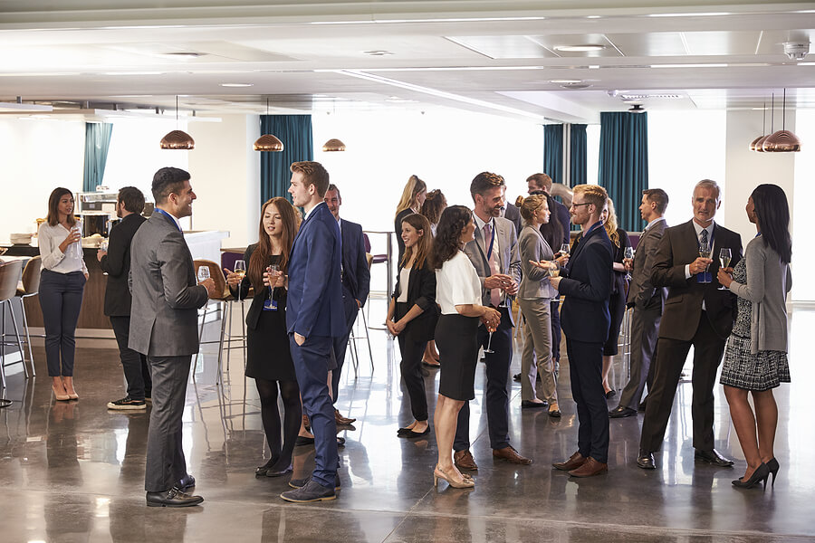 Networking at a Business Conference - Building Relationships